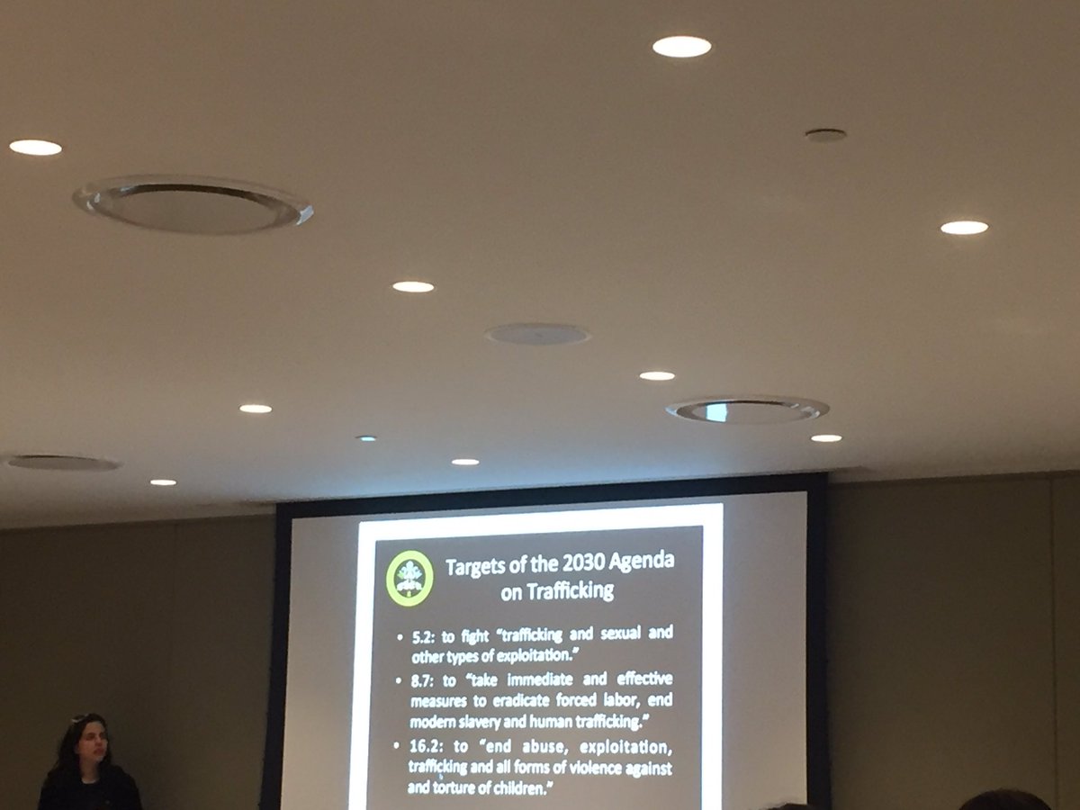 AnnetteMKennedy's tweet photo. At the UN , Commission on status of Women , human trafficking and slavery session , nurses can play a great role when victims access health care @ICNurses https://t.co/ECj5jXW6U0
