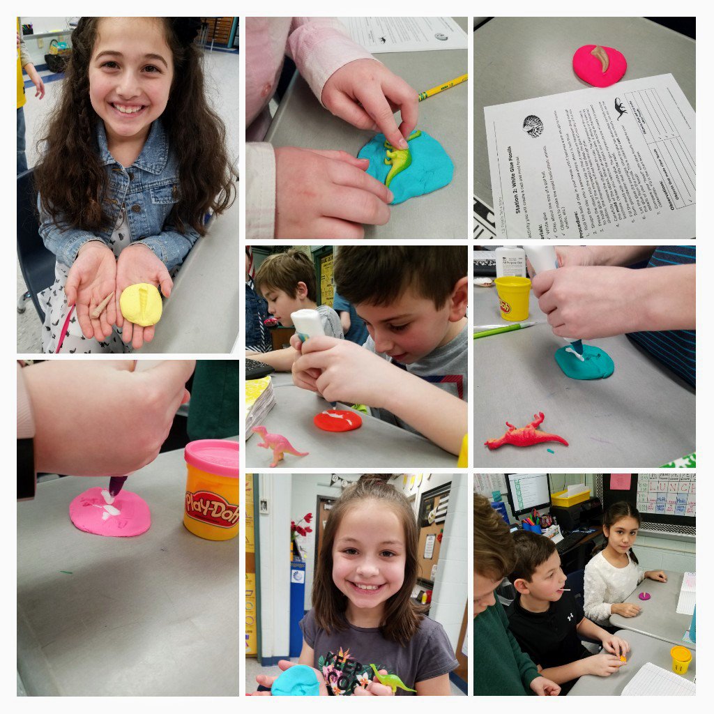 4thgradefab's tweet image. Creating cast and mold white glue fossils in our science lab today! #GeologicTime #HolmdelExcellence #handsonlearning @IHHOLMDEL