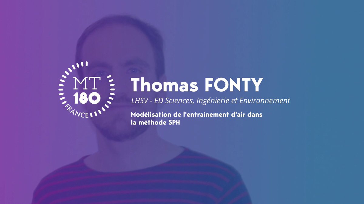 ParisEstSup's tweet photo. ⏱ Dans sa thèse en mécanique des fluides, Thomas (#LHSV - ED SIE) se penche sur la #modélisation de l’entraînement d’air dans la #méthodeSPH #MT180 https://t.co/cDK0FdCl9u