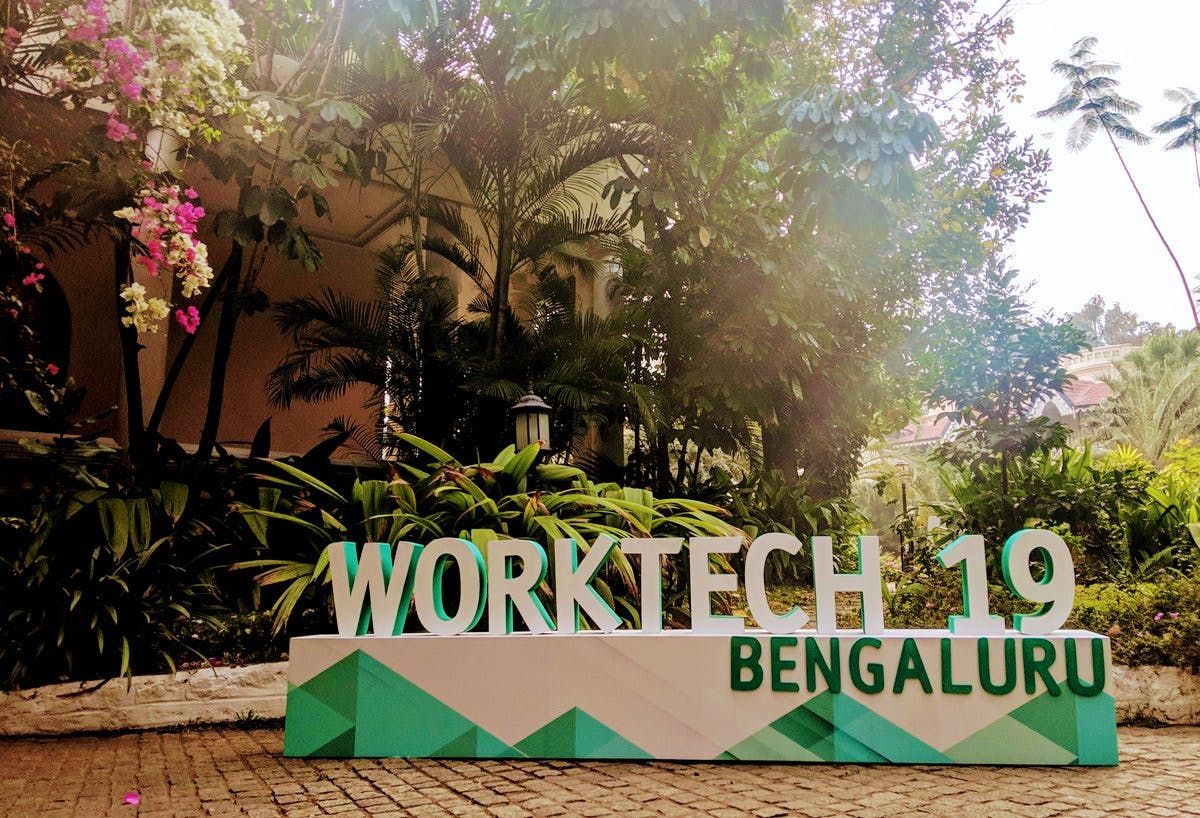 WORKTECHAcademy's tweet photo. Do we now have too much tech to deliver human-centric workplaces? An interesting conversation raised at #WORKTECH 19 Bengaluru. Read the event highlights here: https://t.co/ztSWLfP2oG @WorktechI @unwired #technology #workplace #people #officedesign #innovation https://t.co/Prmdk4Onrv