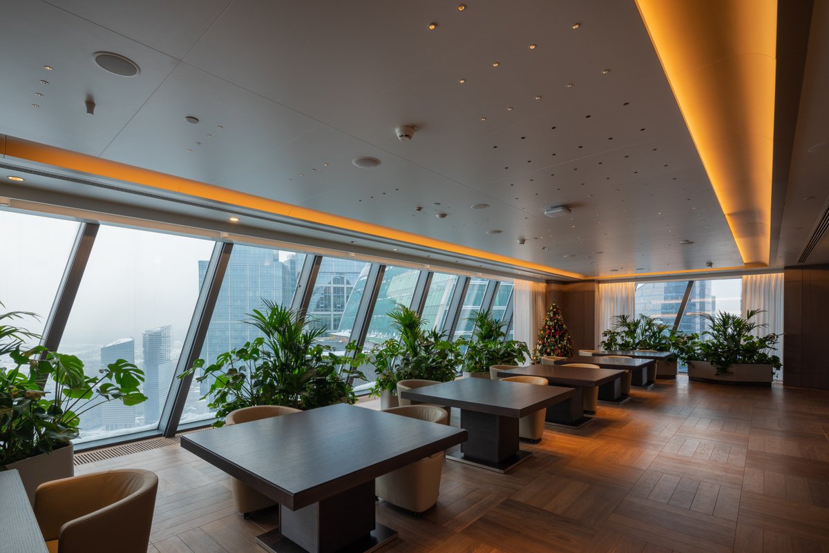 iGuzzini's tweet photo. Lighting the interiors of the #EvolutionTower was a challenging project as the layout of its different environments varies significantly due to the twisting shape of the structure. Discover how we managed this challenge here > https://t.co/BjzQC40I9R https://t.co/iAXEGppK0q