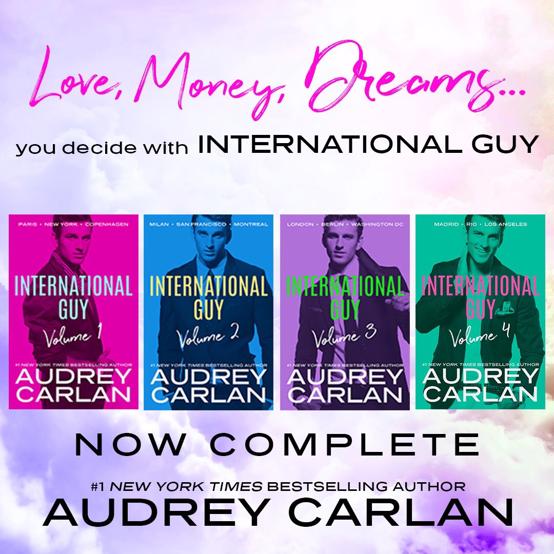 AudreyCarlan's tweet photo. #NOWCOMPLETE #FreeKU
International Guy is a wild adventure filled with scandal, suspense & a beautifully wicked intense & complex love story.
We dare you #BraveTheRide
US: https://t.co/cVrjqGOWIS
UK: https://t.co/wkBf9GREig
CA: https://t.co/dP4nrrsXNW
AU: https://t.co/cUJYOi8yOD https://t.co/D62hfSJsle