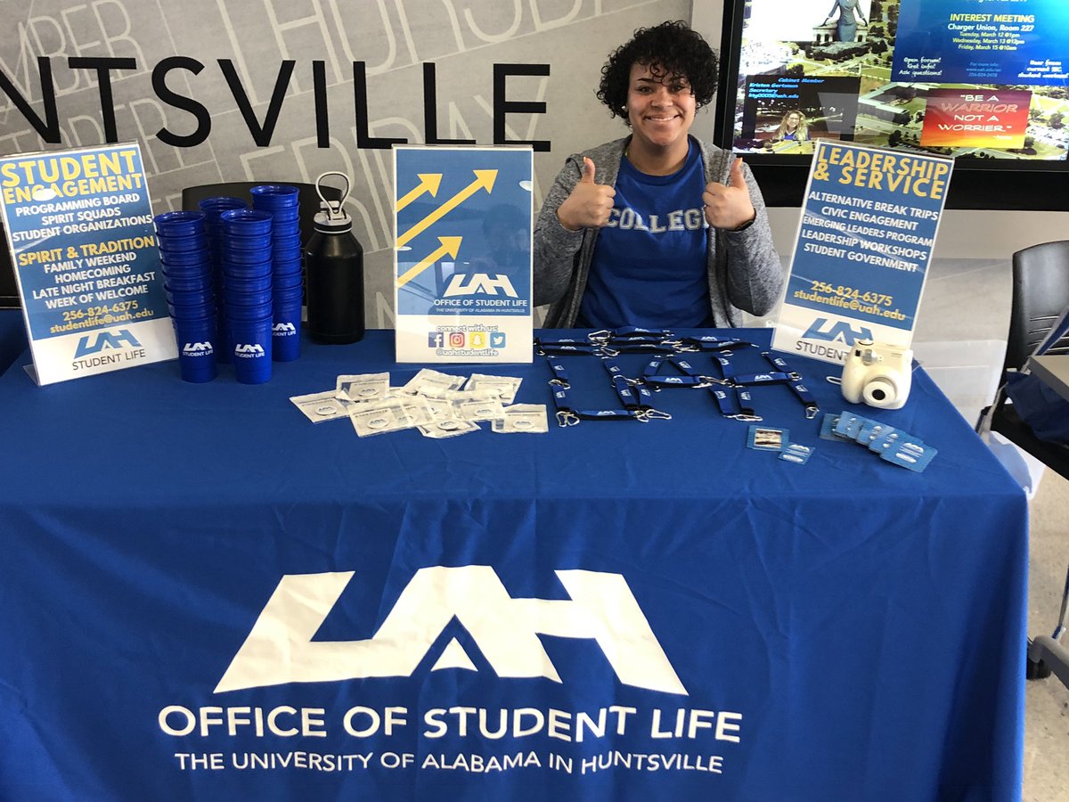 Come visit us in the Charger Union and learn about Student Life!!