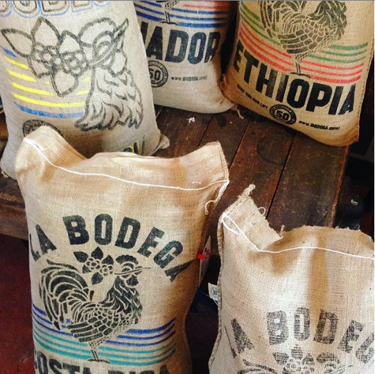 labodegacoffee's tweet photo. Repost @heritagetrailcoffee⁣, who's going around the world with this most recent coffee order: ⁣
New shipment just arrived from @labodegacoffee ⁣
we'll be roasting a bunch this afternoon⁣
⁣
Ethiopia, Guatemala, Colombia, Costa Rica⁣ https://t.co/8Jh9WqvZPE