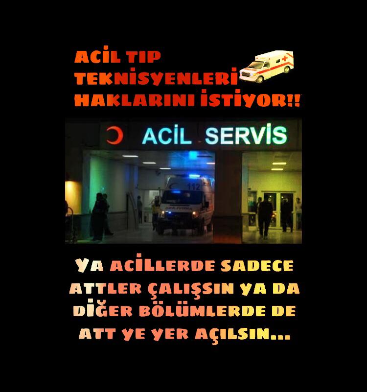 Ayegl24944898's tweet photo. AcilTıp TeknisyenineAtama @drfahrettinkoca @saglikbakanligi @tcbestepe @VOLKANSENGUL04 @RT_Erdogan @devletbahcelicc ACİL TIP TEKNİSYENLERİ ATAMA BEKLİYOR. https://t.co/EglyZiGpu8