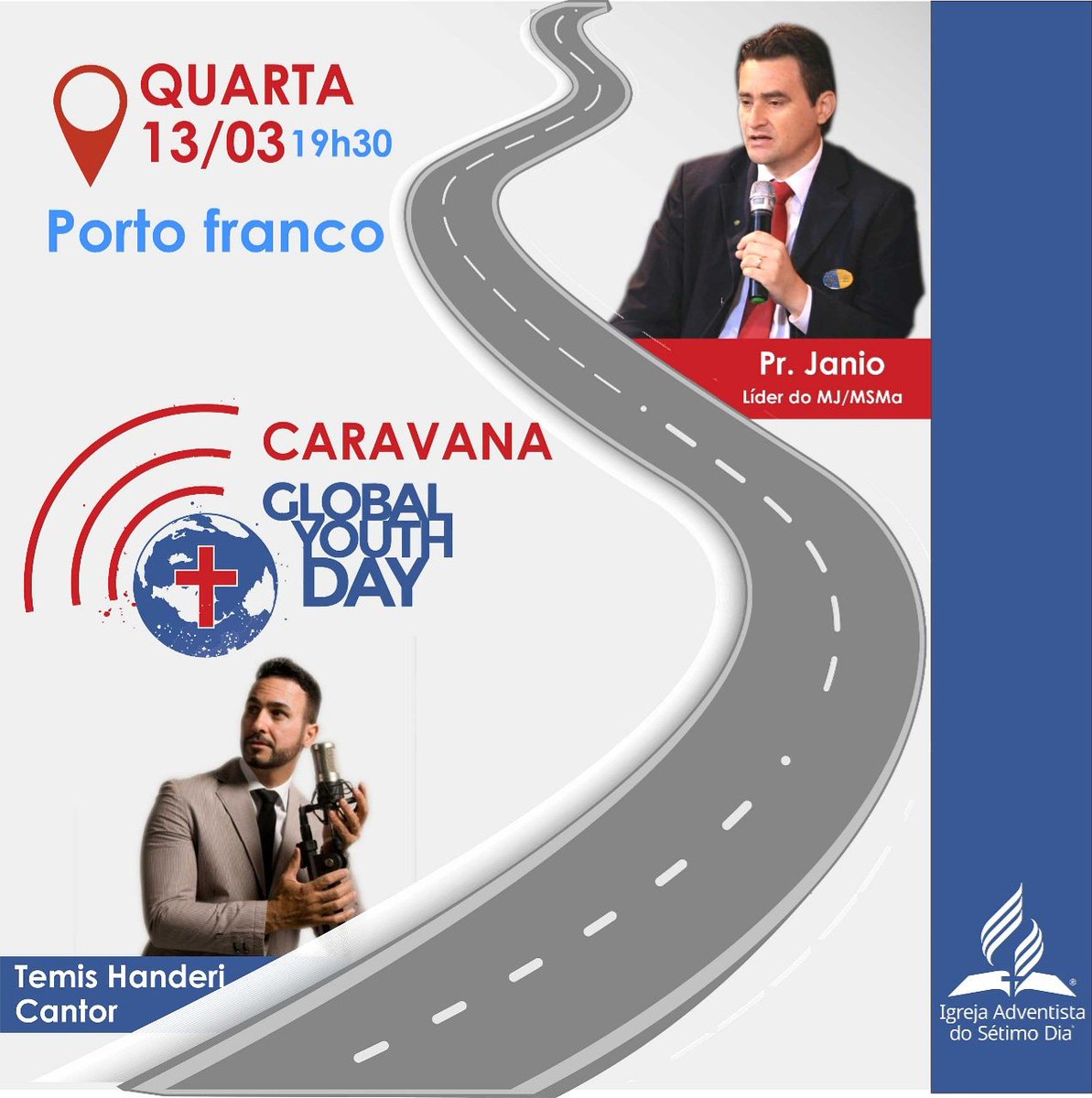 Caravana JOVEM
Celebração do dia do JOVEM ADVENTISTA!