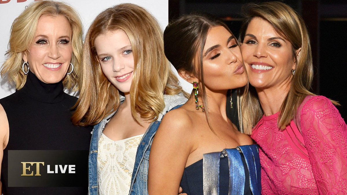 etnow's tweet image. BREAKING: Lori Loughlin and Felicity Huffman are among 33 people being indicted in a college admissions cheating scam, allegedly paying for services like hiring students to take online courses and defrauding testing companies. ET Live has the latest: et.tv/live