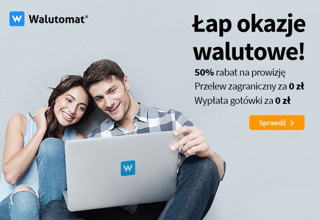 planetpluscom's tweet image. Tylko przez Planet Plus 50% rabatu na prowizję, przelewy zagraniczne za 0 zł i wypłata gotówki również za 0 zł w Walutomat. 🔥

Sprawdź ofertę ➡️ goo.gl/oALVJx