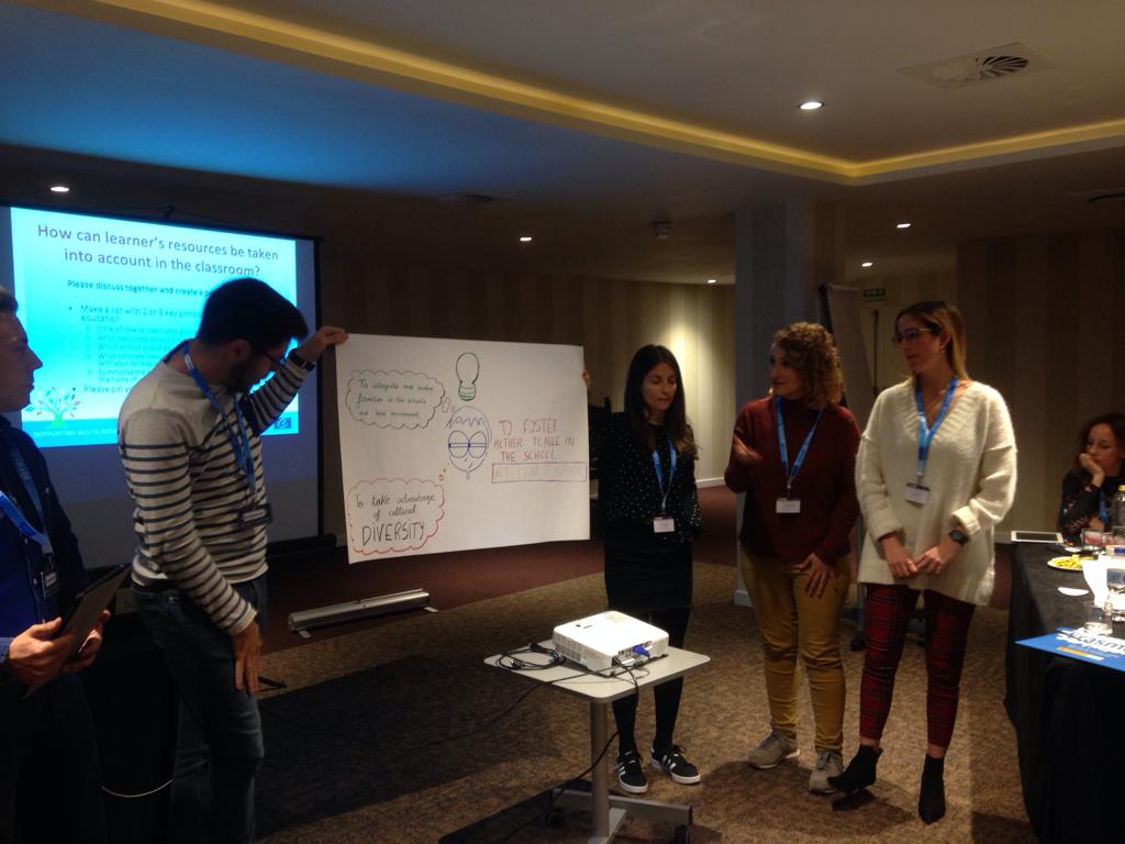 sepiegob's tweet photo. Presentación de proyectos para un enfoque plurilingüe en todo el colegio. #MultilingualClassrooms #ECML @ECMLCELV https://t.co/Wx7qb2JhtS