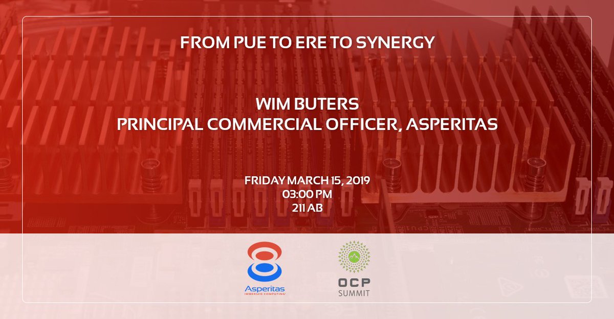 Why immersion is not about cooling but heating - Energy producing datacentres with immersion <a href="/OpenComputePrj/">Open Compute Project</a> 

🚀 ➡ow.ly/iiJR50n1zxl
#OCPSummit19 #OCP #OpenCompute #AdvancedCooling #immersioncooling #hpc #hyperscale #cloud #datacenter #nextgendatacenter #immersion #liquid