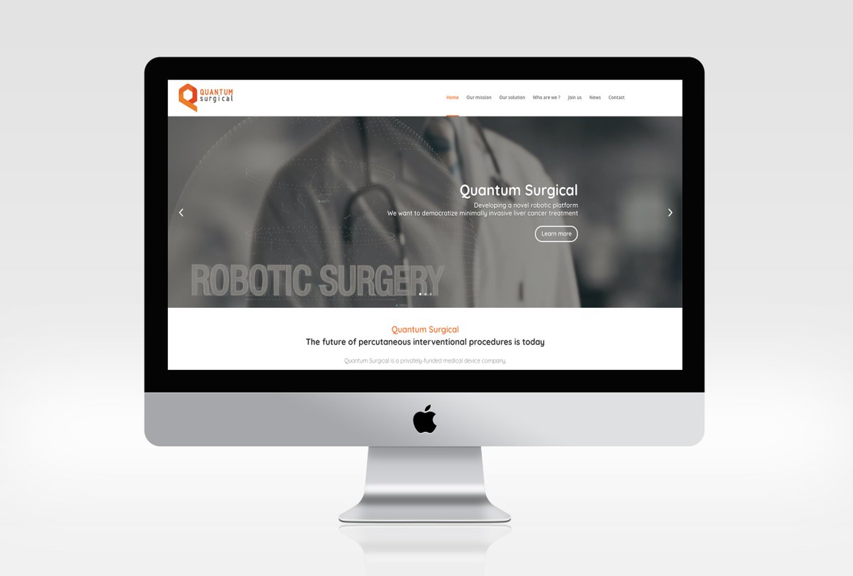 studiogazoline's tweet photo. REFONTE DE SITE WEB POUR QUANTUM SURGICAL !!

QS est une entreprise innovante qui développe un robot intelligent qui officiera de manière mini invasive pour le traitement du cancer du foie.

Pour en savoir plus : https://t.co/FtxDcUT7G5 https://t.co/GQCc5aHhIf