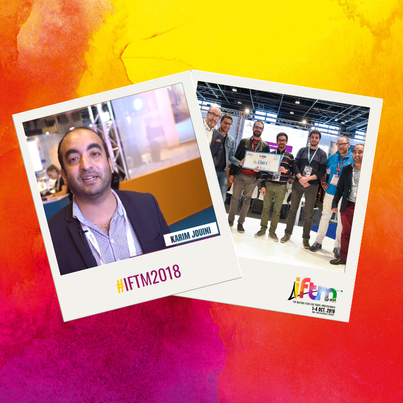 iftmparis's tweet photo. Un grand merci à Karim Jouini Fondateur d’@Expensya pour sa présence sur #IFTM2018 et encore toutes nos félicitations pour la victoire de son équipe au Hackathon d’IFTM en partenariat avec @speedmedia ! 🤩 https://t.co/Rbo6MvVi9V