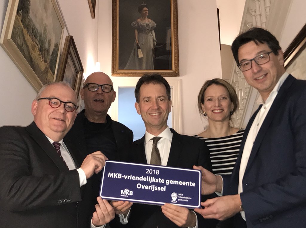 Opnieuw de meest MKB-vriendelijke gemeente; van harte gefeliciteerd <a href="/gmrijssenholten/">Gemeente Rijssen-Holten</a>! En waardering voor alle gemeenten die stappen hebben gezet in betere dienstverlening aan ondernemers. Samen maken we van Overijssel de meest MKB-vriendelijke provincie >> overijssel.nl/mkb