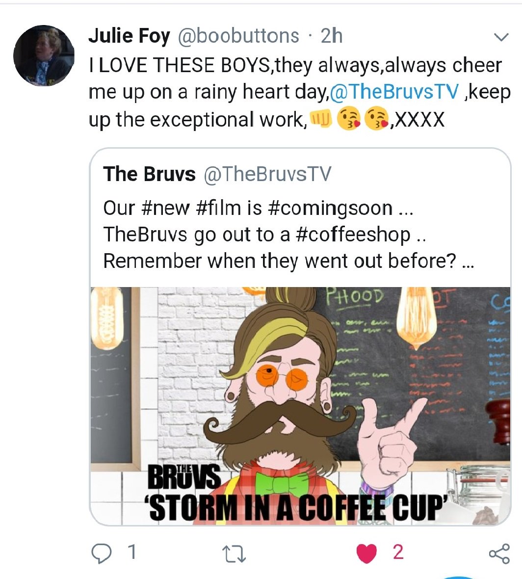 TheBruvsTV's tweet photo. Brit comedy cartoons, podcasts, songs, music + more. Supported by #celebs, #oscar-winning producer + great fans. 300,000+ minutes viewed worldwide. Is this a #fancampaign to get us on #mainstreamtv? @E4Tweets @bbcthree @itv2 @adultswim - Check us out - https://t.co/uBxV8d5RdT https://t.co/lqcFVzjGLf