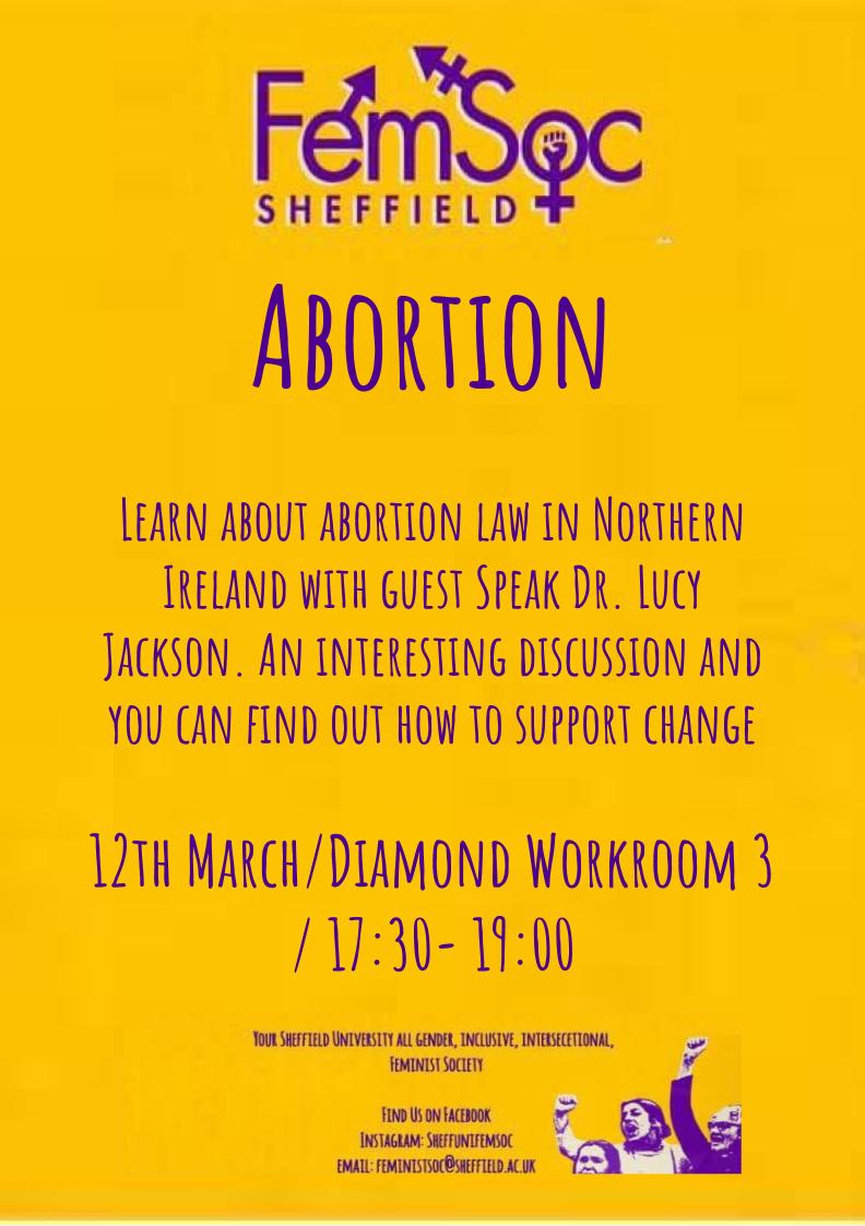 SheffieldFemsoc's tweet photo. We're very pleased to have Dr Lucy Jackson joining us today, we'll be in Diamond Workroom 3 from 17.30! @shefmethods https://t.co/UgVEpLBWDK