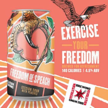 BeerPedia's tweet image. Revolution - Freedom Of Speach beer-pedia.com/index.php/news… #beerpedia #revolutionbrewing #sessionsourale #beerblog #beernews #newrelease #newlabel #craftbeer #μπύρα #beer #bier #biere #birra #cerveza #pivo #alus