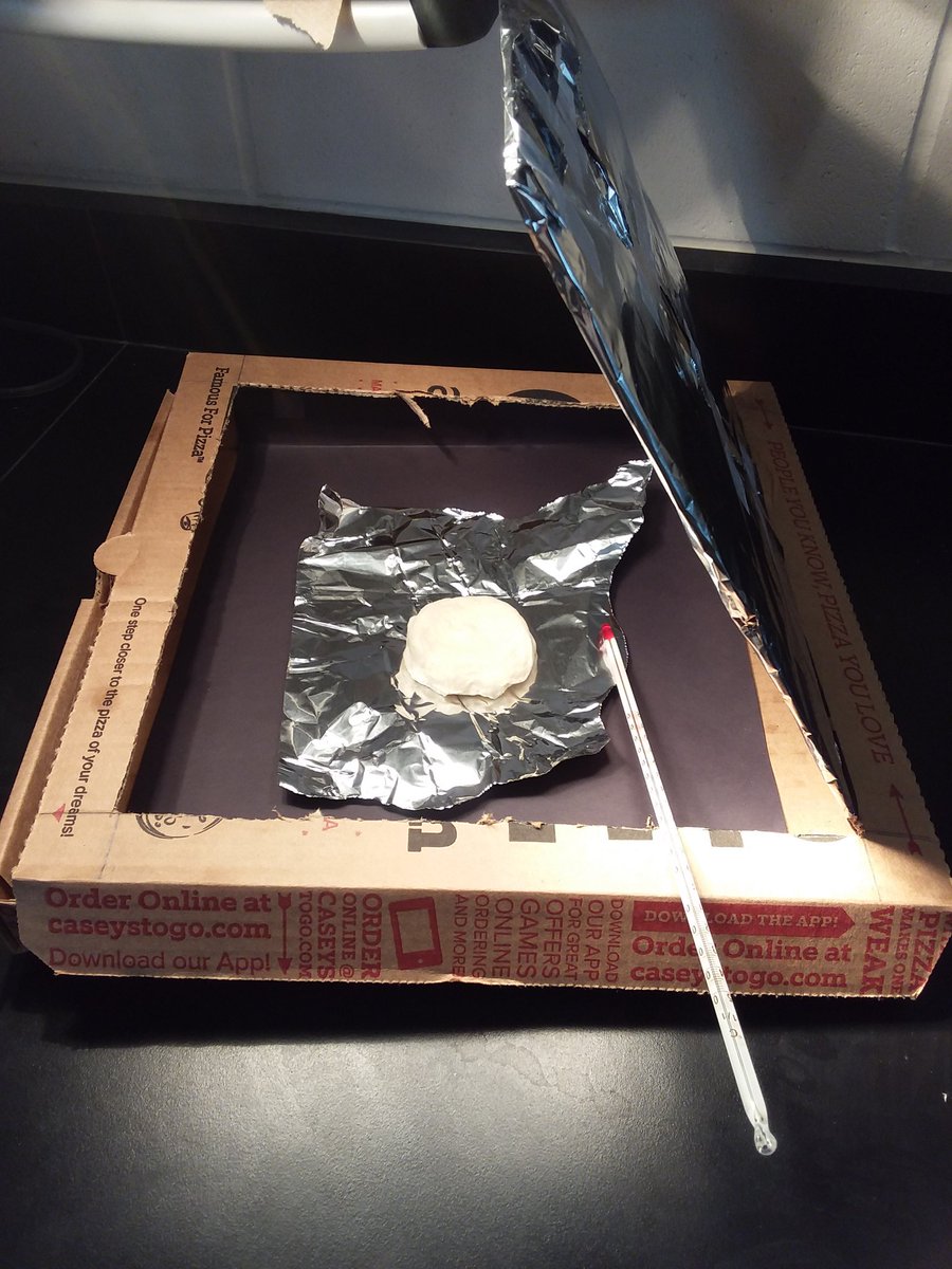 BensonScience's tweet photo. Global science testing their solar oven designs! @SeniorRamFam @drdeejaye https://t.co/VHXpN4l7mu