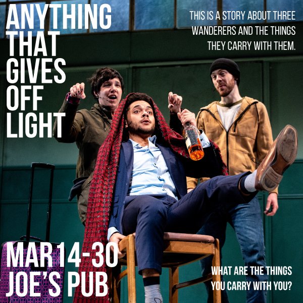 THIS WEEK: Bringing our LIGHT to Joe's Pub. (Psst - Limited time discount code inside) - mailchi.mp/theteamplays/a…
