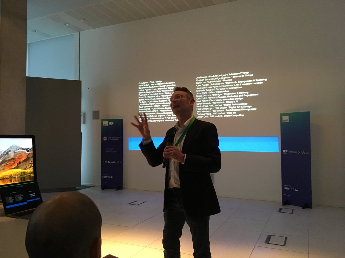 RhonaMMacLennan's tweet image. ⁦@chrisspeed⁩ in full flow on Value of Data #dmaevents ⁦@DataLabScotland⁩ #DataFest19 #datatogether