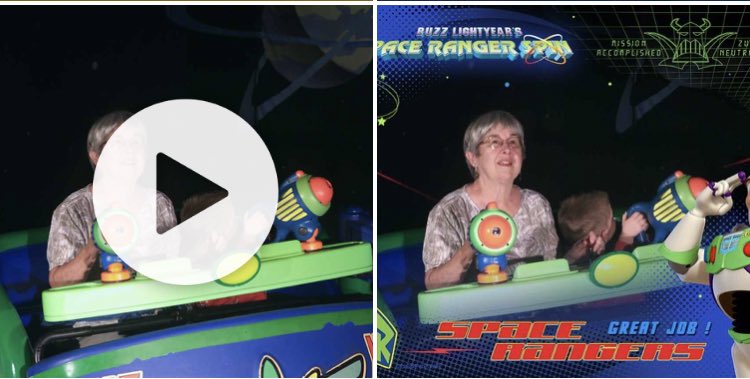 francesmakep's tweet photo. so since i’m a passholder i get my photopass for free and idk HOW but we got this old lady’s photopass i- https://t.co/jwonl2q3pV