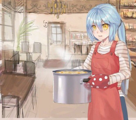 “It’s lunch time and I cook enough food for everybody”