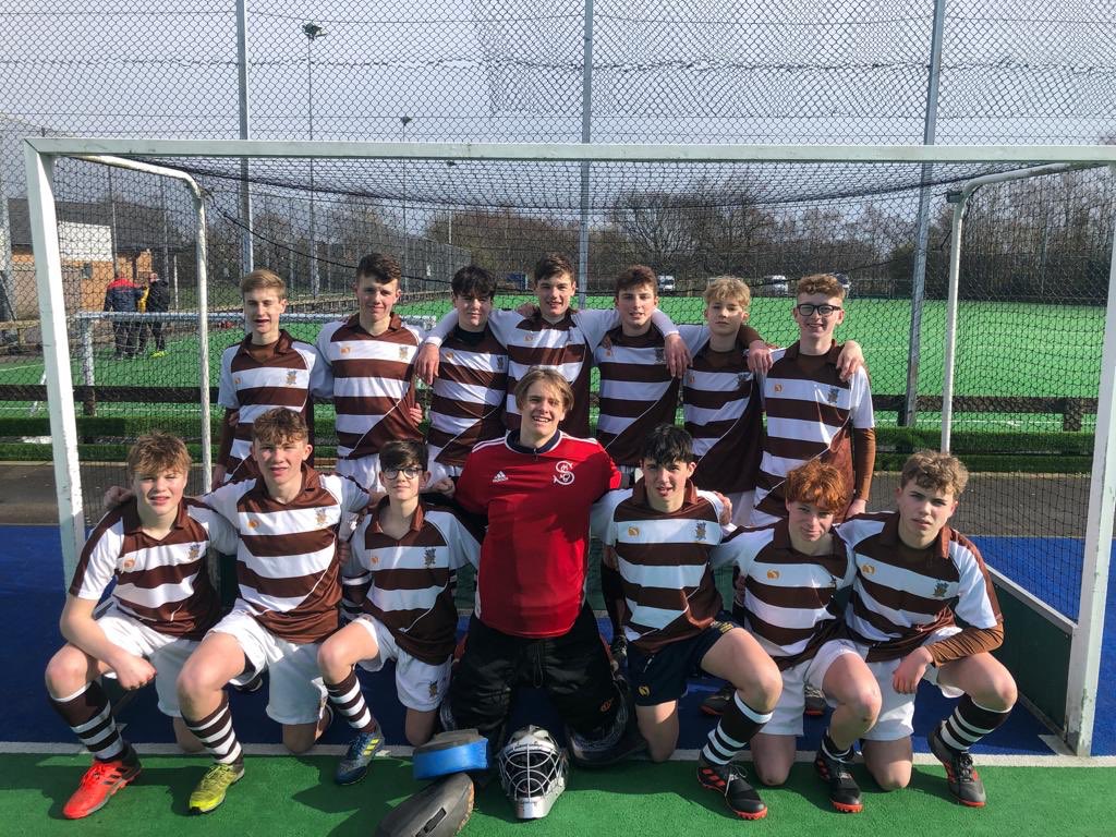SedberghHockey's tweet photo. The victorious boys under 16 squad progress to the North round  after wins against Sandbach, St Anselms, Birkenhead and Bolton, scoring 17 goals in the process @SedberghSchool @sedberghsport https://t.co/l8Nilyx6IJ