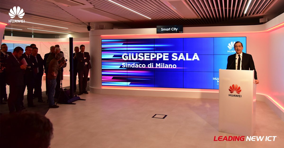 HuaweiEBGItalia's tweet photo. Inaugurati oggi i nuovi uffici #Huawei di Milano alla presenza di media e istituzioni. Huawei apre le porte del nuovo IECC (Innovation, Experience and Competence Center), dove presenta le soluzioni ICT più avanzate per la trasformazione digitale del Paese. https://t.co/fsLDbUIES2 https://t.co/coOTc3flfW