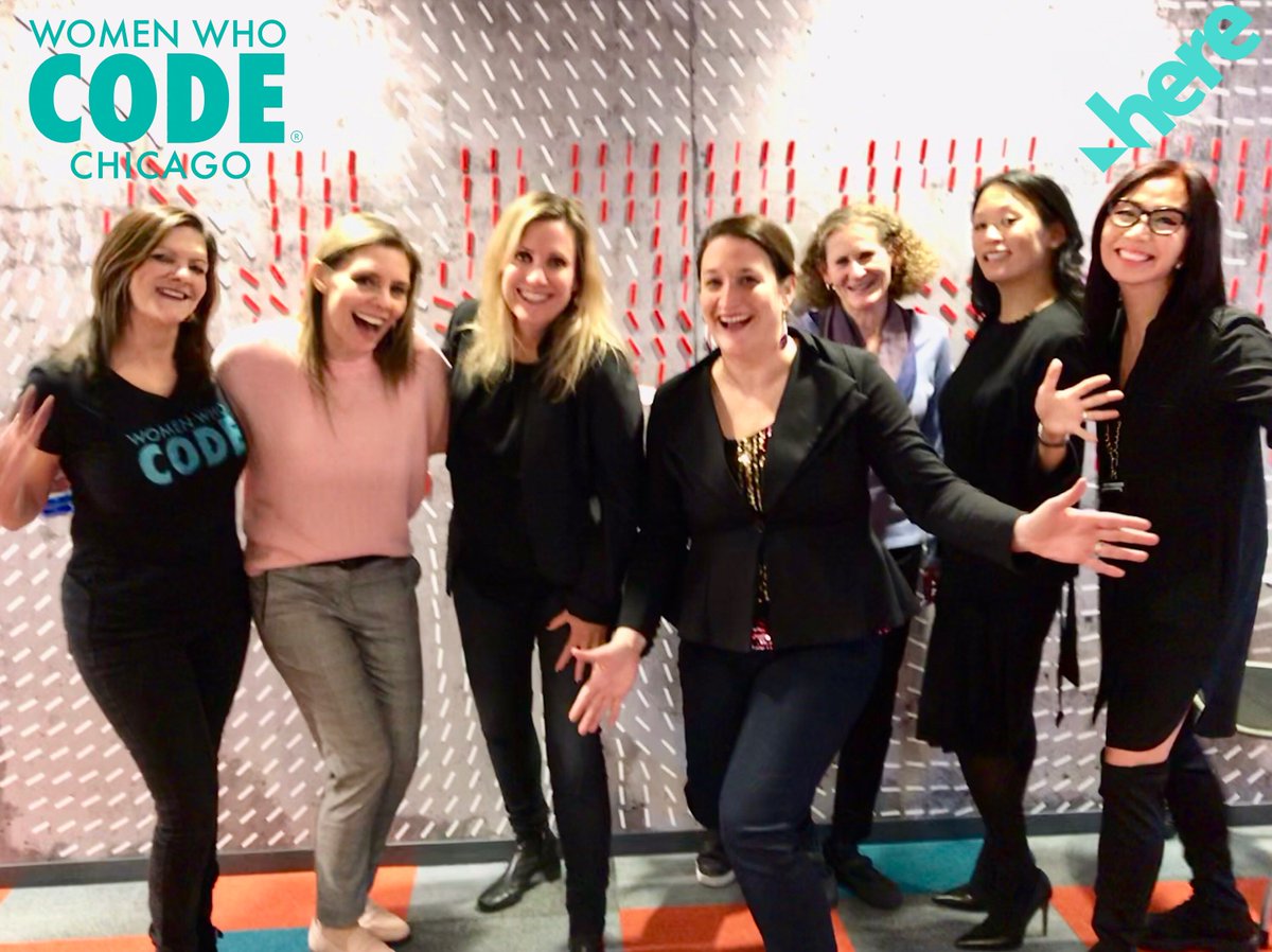 WWCodeChicago's tweet image. #WWCChicago Directors & #HERETechnologies hosted the Women's Day Celebration event! We were all so energized with these super successful and talented #womenintech leaders/panelists. Thank you for such an inspiring evening! #WWCode