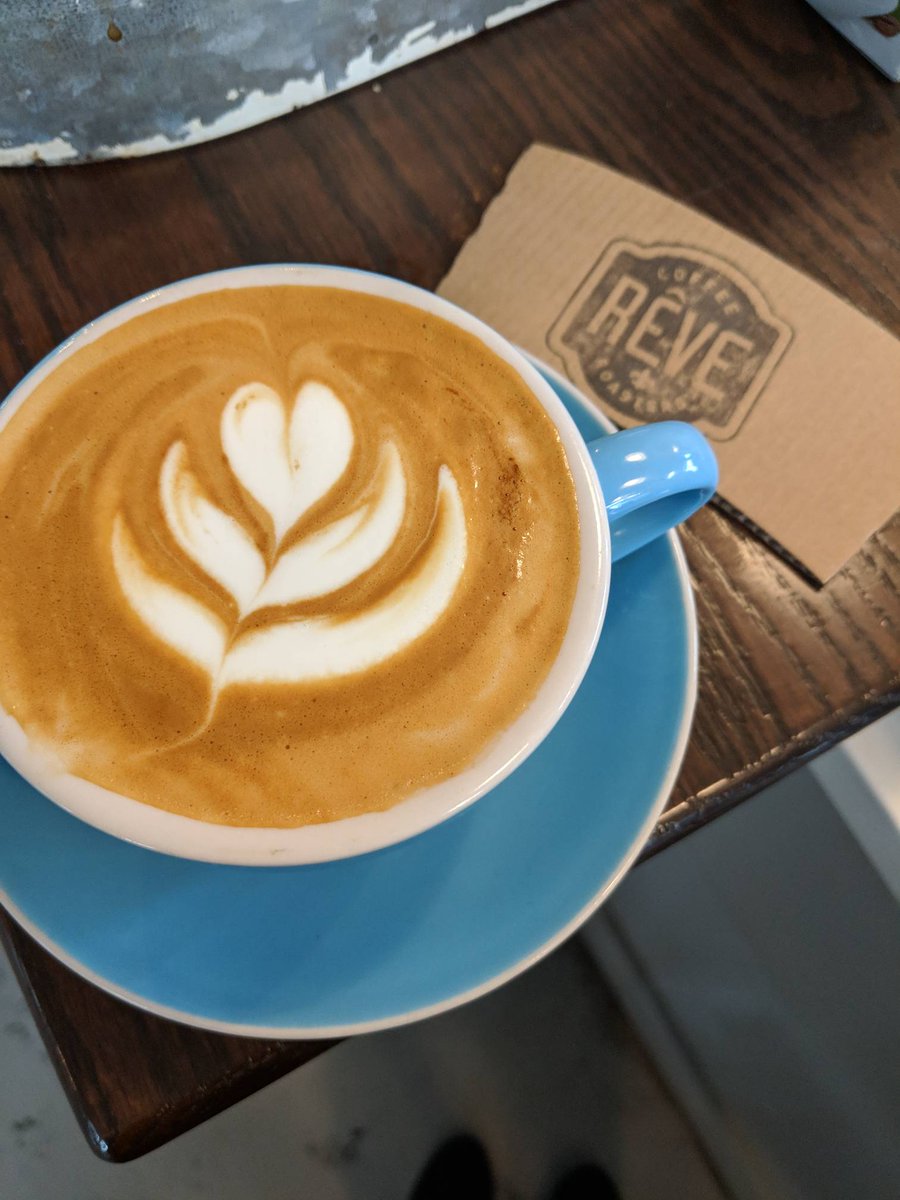 Tuesday morning at <a href="/ReveRoasters/">Reve Coffee Roasters</a>