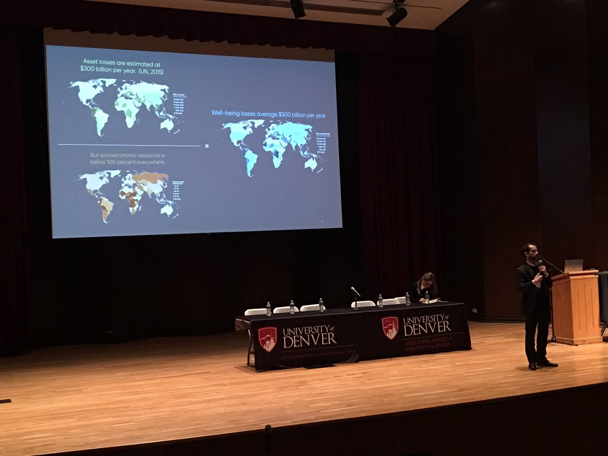 etrutnevyte's tweet image. New approach by @hallegatte from @WBG_Climate for evaluating investment choices for #climate #adaptation with #distributional considerations: look at #wellbeing losses that combine risk to exposed assets and socio-economic #resilience #sf19denver