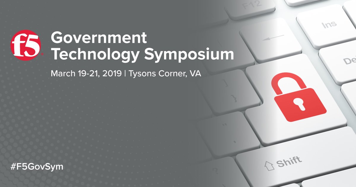Carahsoft's tweet photo. Join us &amp; @F5Networks at #F5GovSym to learn how agencies can deploy &amp; manage their apps (securely!) in the cloud from 3/19-3/21: https://t.co/zyKeanHUeD https://t.co/eKP8YW56S5