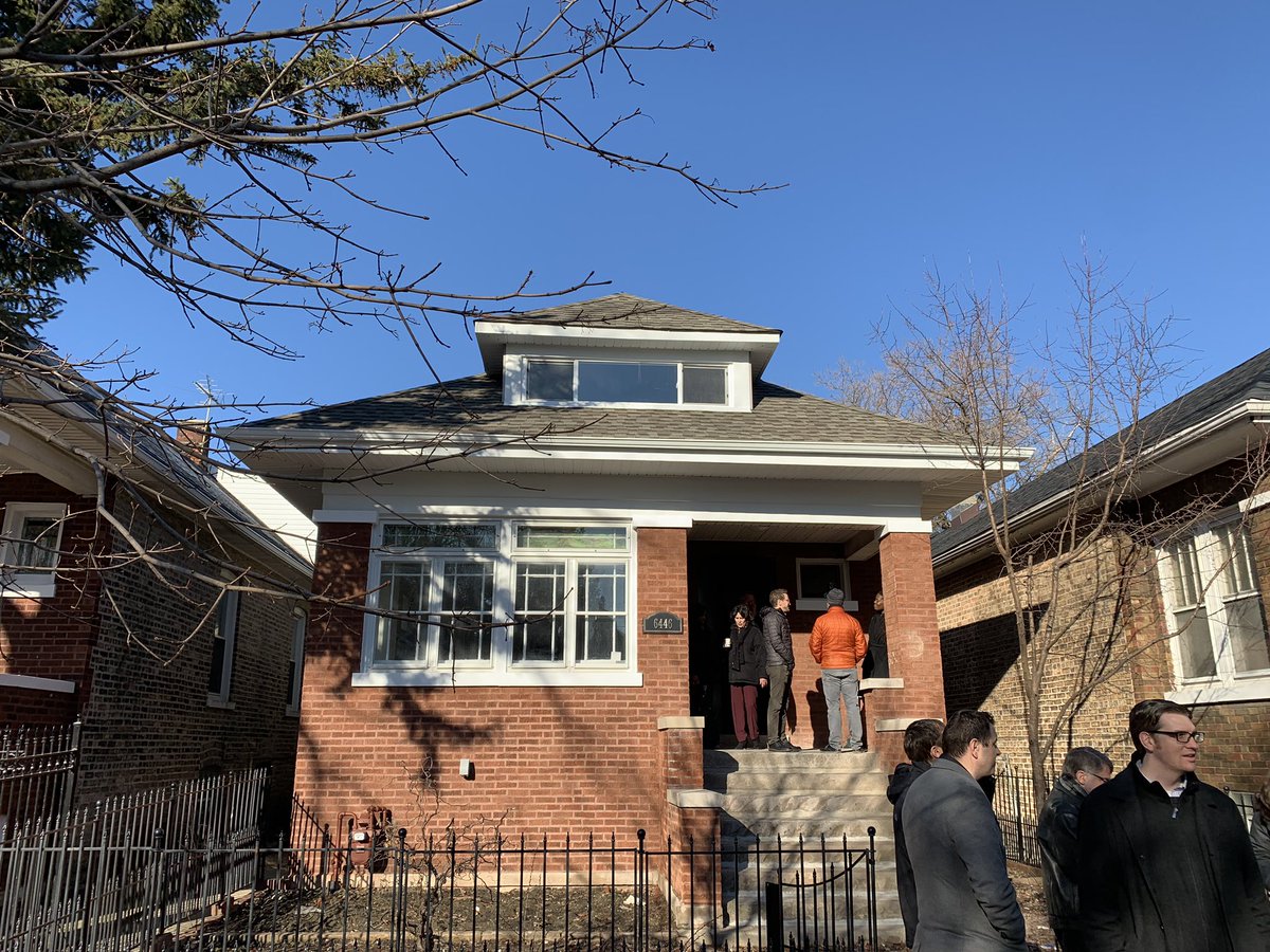Great to tour a beautiful remodel of a vacant home in Chicago Lawn this morning - continued success of #ReclaimingSWChicago <a href="/SWOPorg/">SWOP</a> <a href="/LISCChicago/">LISC Chicago</a>