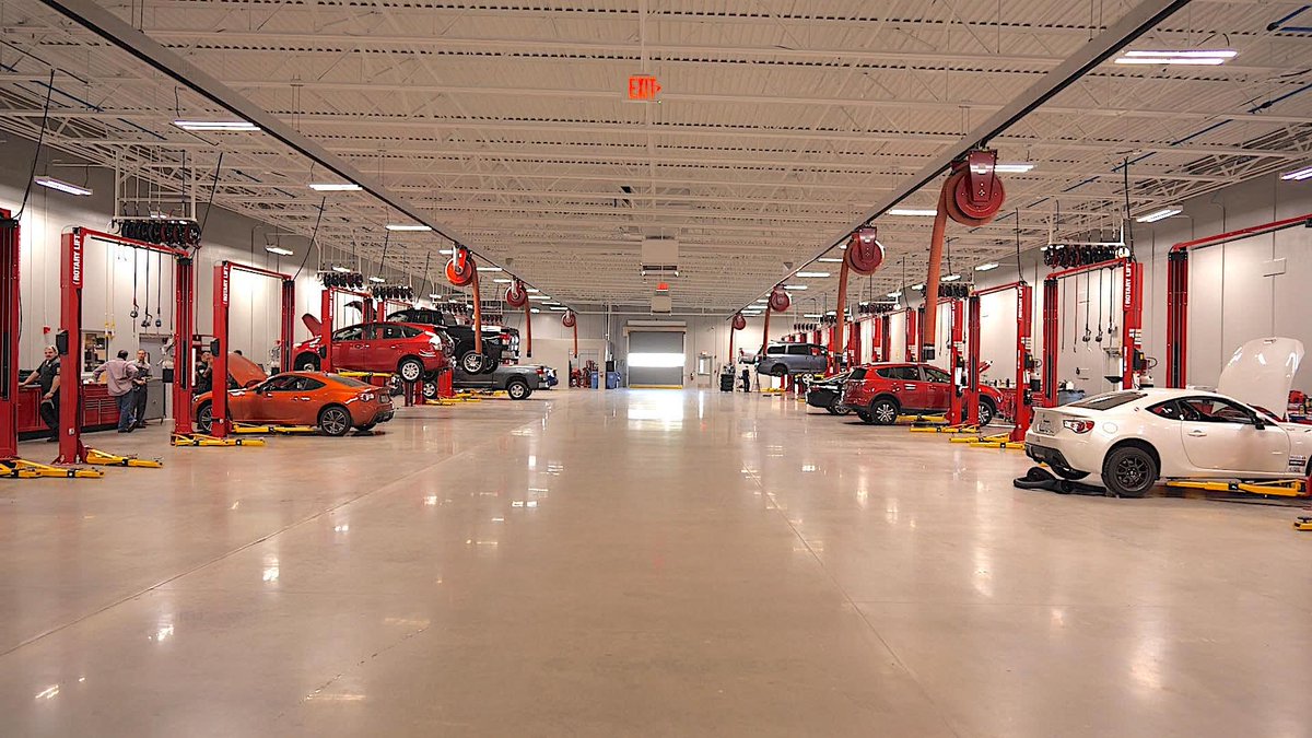 Last week, we celebrated the grand reopening of Courtesy Toyota of Brandon! The new state-of-the-art facility has a large guest waiting area with large screen televisions, children's play area, a mothers' room, 63 technician bays, enhanced employee locker rooms &amp; breakroom areas