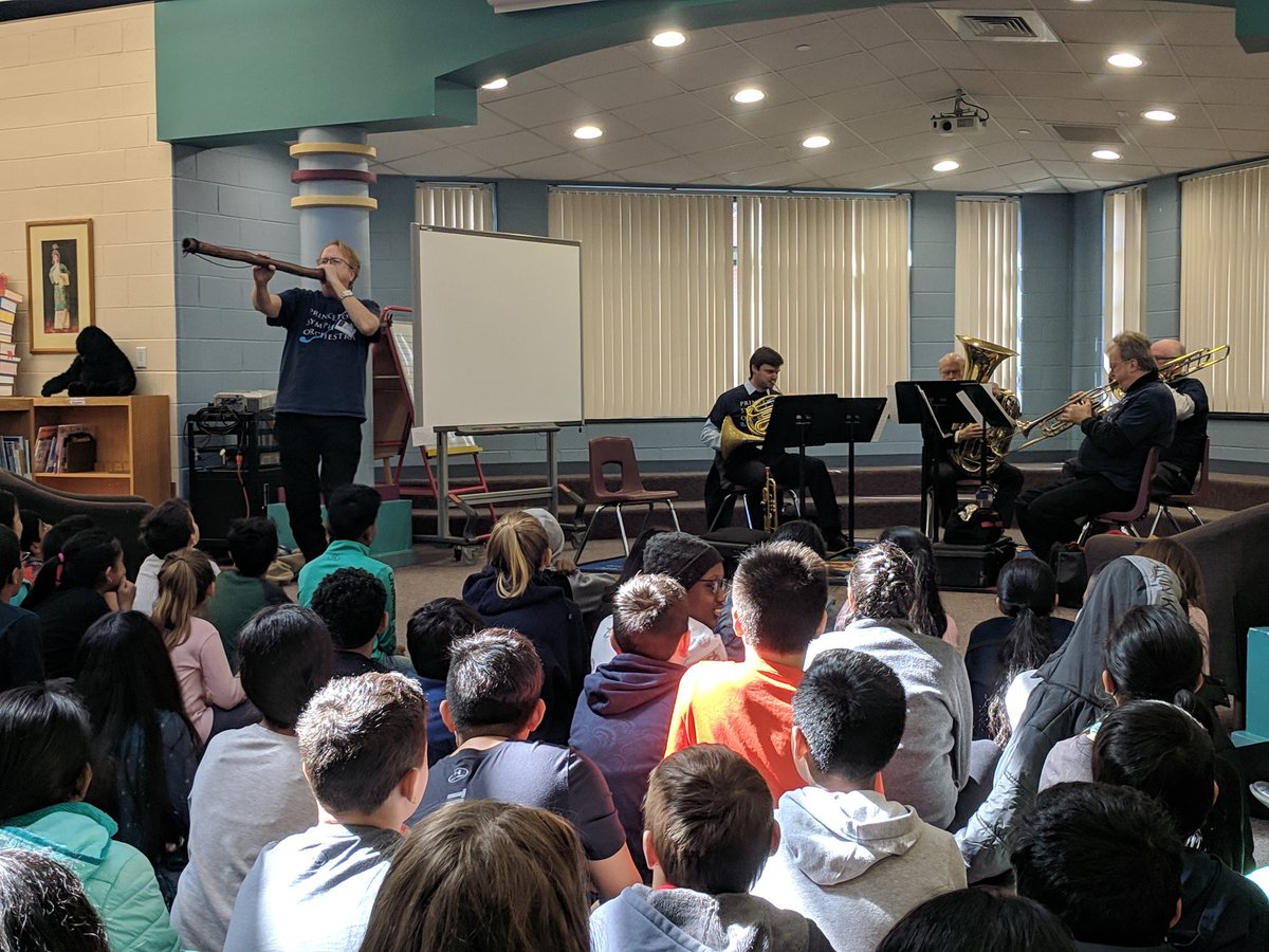 Ferraris_Gr5's tweet photo. Year 17 of seeing it, and the @PSOmusic brass quintet always teaches and entertains our 5th graders. #bestassemblyever https://t.co/GCUhmO6cY9