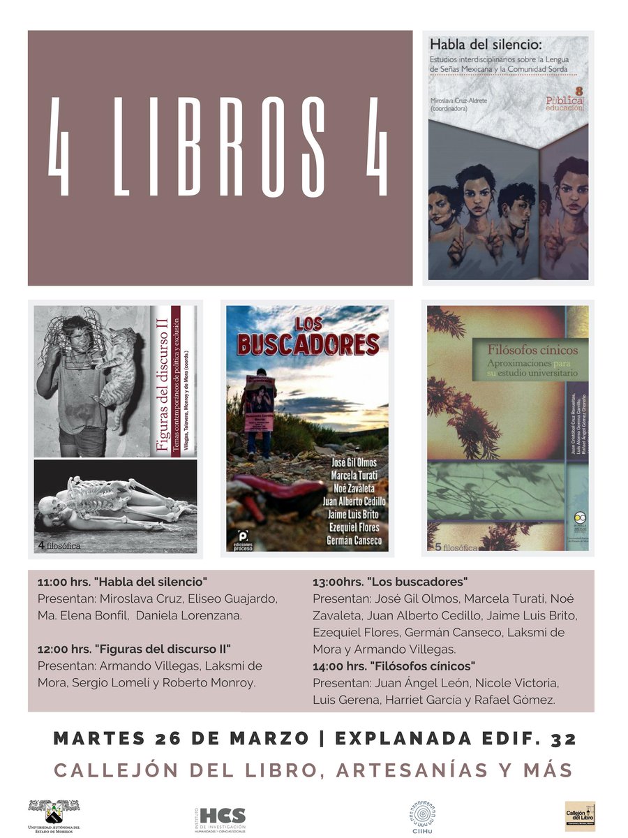 IHumanidades's tweet photo. Actividades en el HCS.
#LibrosRecomendados #lengua #Filosofia https://t.co/KrDGSvwRbP