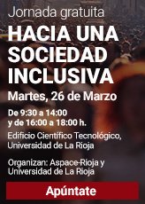 aspacerioja's tweet photo. Ya te puedes apuntar a la Jornada "Hacia una sociedad inclusiva: derechos, participación, innovación" que organizamos el martes, 26 de marzo con @unirioja . Info en https://t.co/oPEfhl0Ltm. https://t.co/gBIvACx1ZB