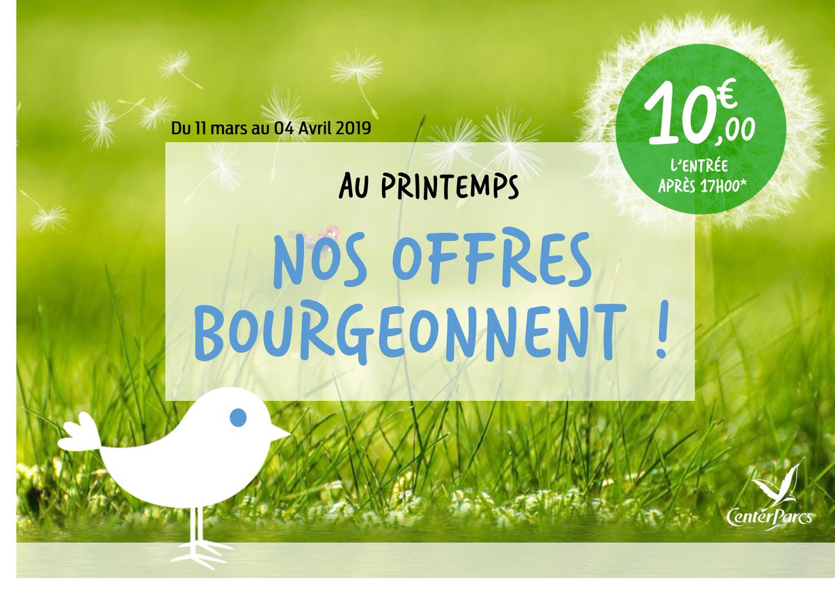 Les vacances sont déja loin ??  Et si on les prolongeaient ensemble  ??
Le temps d'une soirée au <a href="/CP_Lac_Ailette/">Center Parcs Le Lac d'Ailette</a>  #ensemble  #famille #centerparcs 
Offre exceptionnelle pour nous rejoindre après 17h  journee-centerparcs.fr/le-lac-d-ailet…