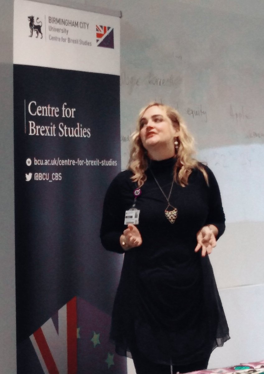 drkcarrutherst's tweet photo. @MyBCU colleague @DrSemmWheel on the role of  #emotions in #Brexit #votingdecisions and responses.Looks to inspirational #women to invoke #hope #tolerance #empathy. https://t.co/J5x2OyILDW