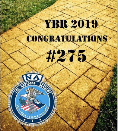 Congratulations to TPPD Lt. Michael O'Dowd and the 275th FBINA class on conquering the Yellow Brick Road! @275Fbina <a href="/FBINAAQuantico/">FBINAA, Inc.</a>