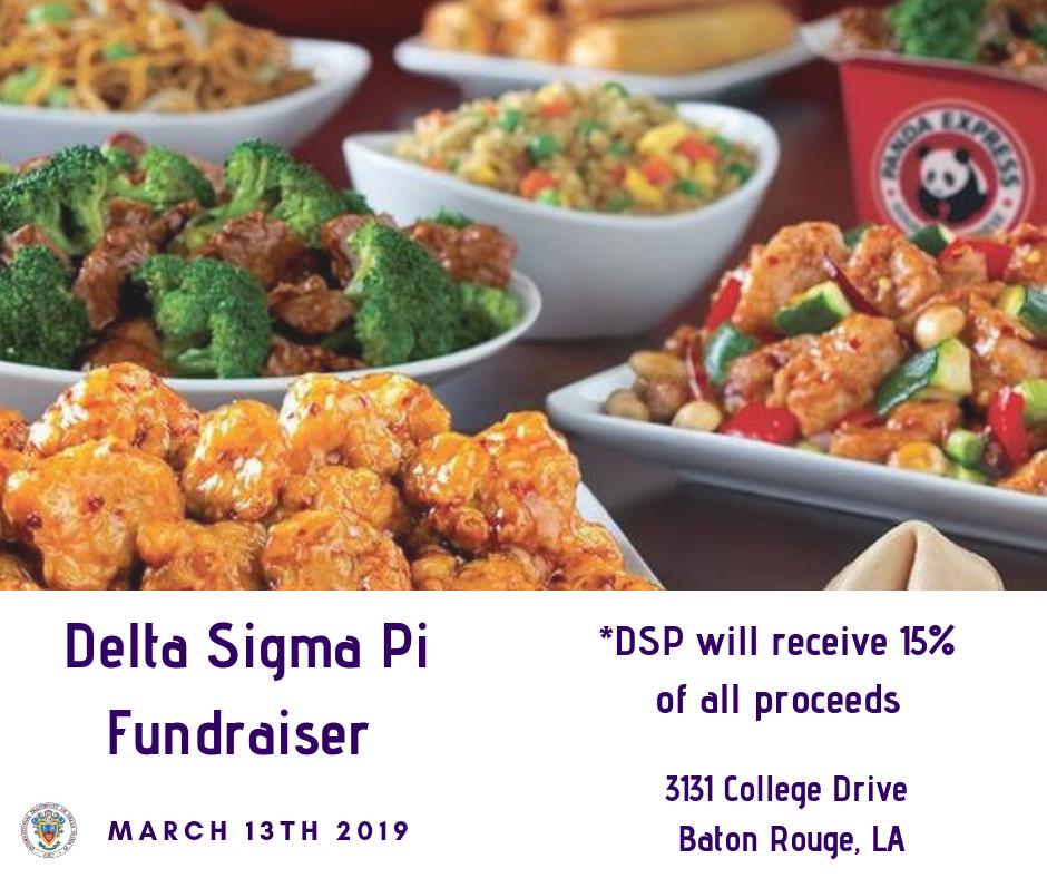 lsudeltasigmapi's tweet photo. Head on out to Panda Express tomorrow from 3p.m. - 10p.m. to support our Beta Zeta Chapter! We will receive 15% of all proceeds. Make sure to mention DSP at the door! #lsustudents #deltasigmapi #pandaexpress https://t.co/Df9eA0rAiV