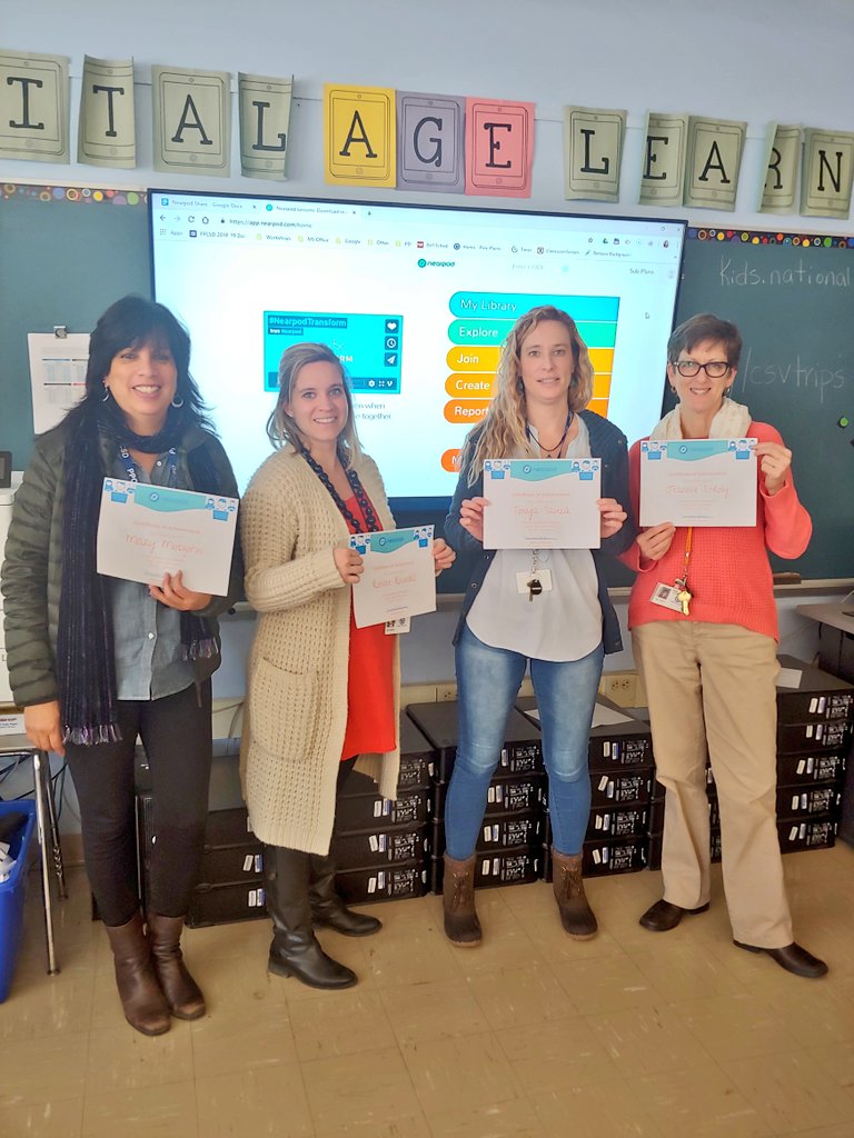 HVTechCoach's tweet photo. PreK-1st teachers completed their PD on Creating Interactive Lessons with @nearpod @NearpodAndrewH 💻💡
#ppcsd https://t.co/XIQTyKD7HD