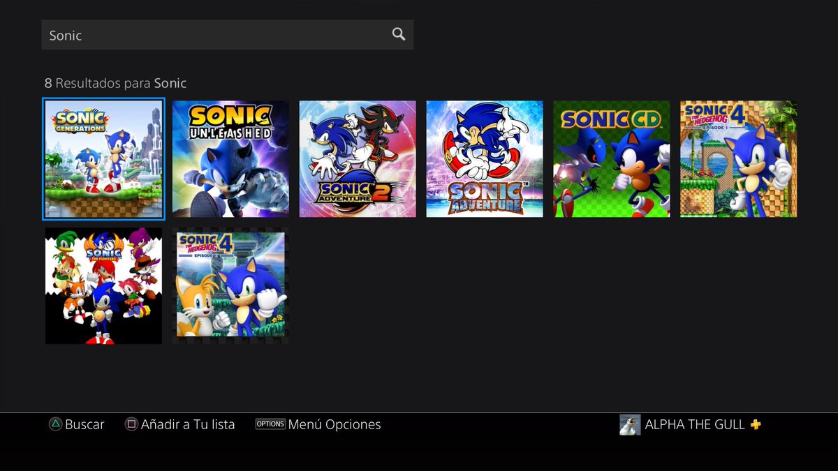 Sonic Paradise on X: 8 juegos de Sonic han llegado a PS4 en territorio  español, vía streaming con el nuevo PlayStation Now! Vais a usar esta  suscripción para jugar (o rejugar) alguno