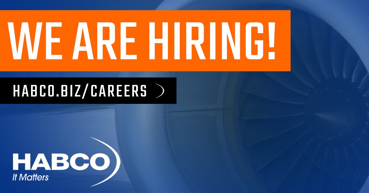 “It Matters” is a way of thinking and acting at HABCO. It informs everything we do. And it shows: HABCO is rapidly expanding. Interested in a career in the aerospace industry? We're hiring for multiple positions - check us out: habco.biz/careers/ #habcobiz