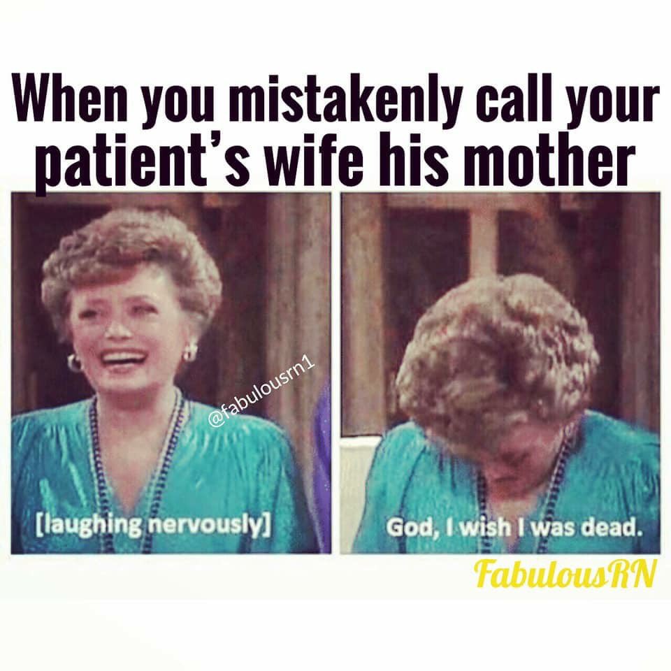pinkcorgisrule's tweet image. Been there... 😂😂 #nurselife #ohno #hospitalhumor