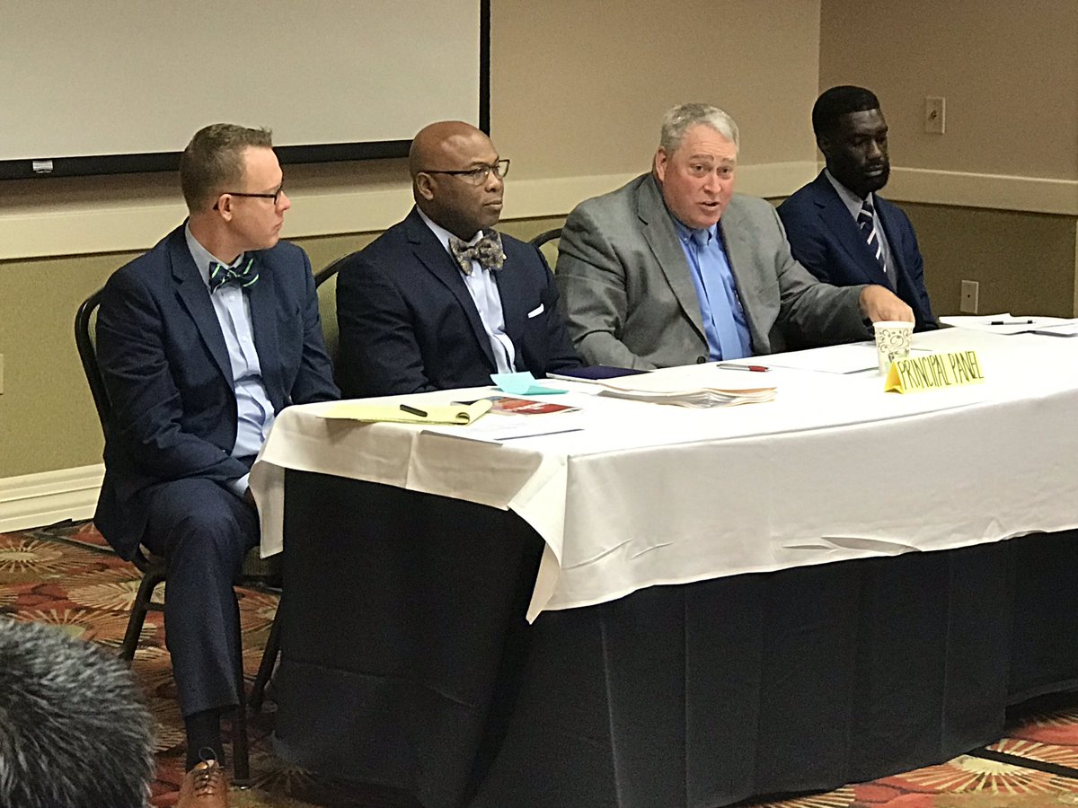 DrWillaford's tweet image. Aspiring Principals Cohort 2018-2019, Day 10: Managing People, Data and Processes: Stakeholder Communication and Engagement #principalpanel