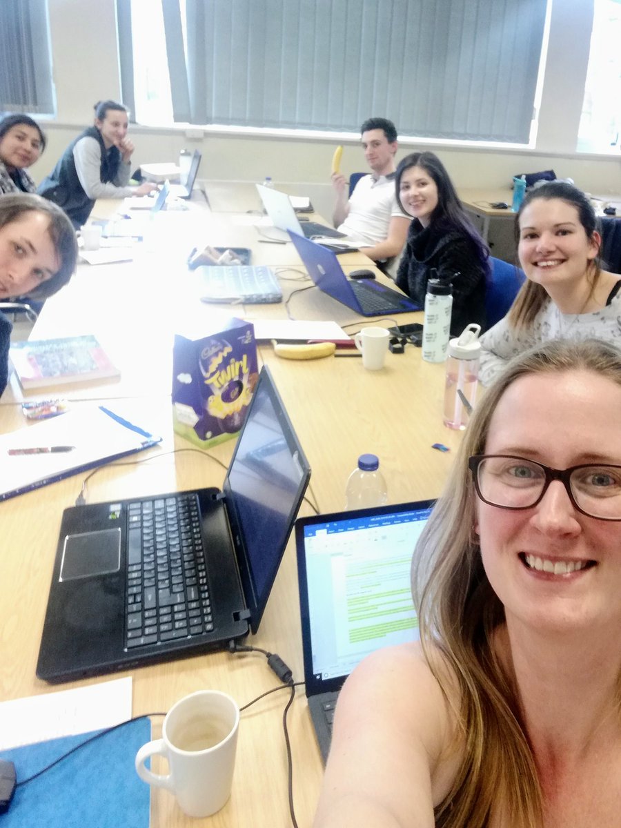 The day started on a low with news of a failed sequencing run, but writing 1600 words of my thesis  earned me chocolate, haribo and pizza at our <a href="/EAO_DTP/">EAO NERC DTP</a> writing workshop so let's call it a win 😋 #phdlife