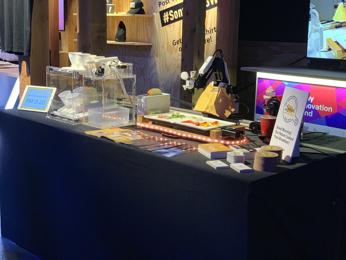 TBMLoraine's tweet image. Please come and see us at sony booth!!!
#SonyatSXSW  #Loraine #breakfastmachine