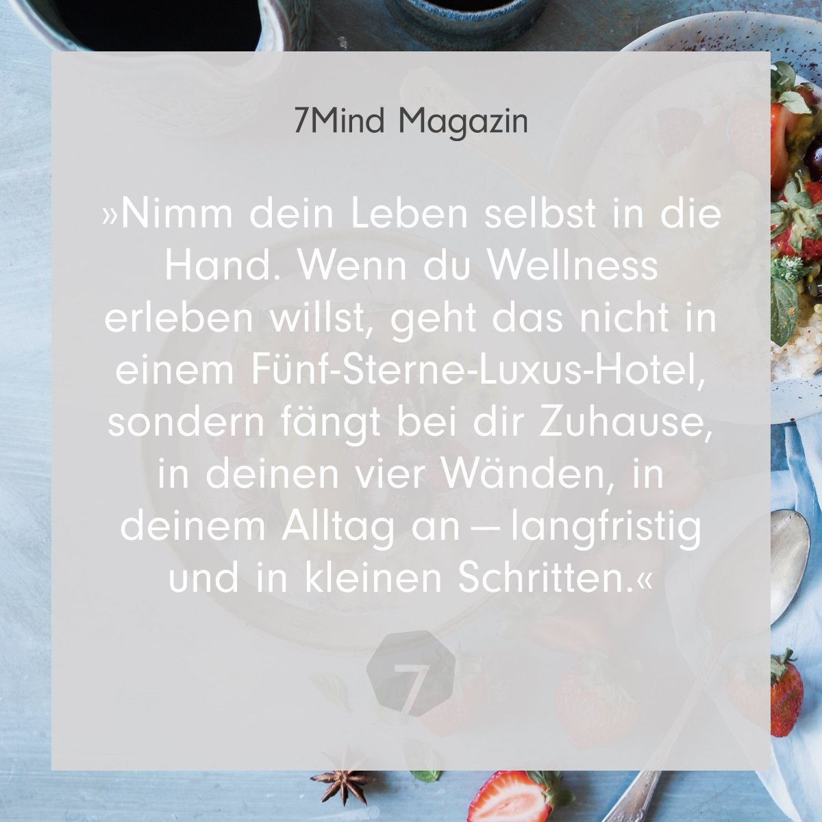 Ein Wochen­ende im Well­ness-Hotel, ein Kurz­trip in die Berge oder eine Ayurveda-Mas­sage .  Schnelle #Ent­span­nung tut gut, doch führt sie auch lang­fris­tig zu mehr Wohl­be­fin­den? Im 7Mind Magazin warten 4 praktische Tipps auf dich! #selfcaretime