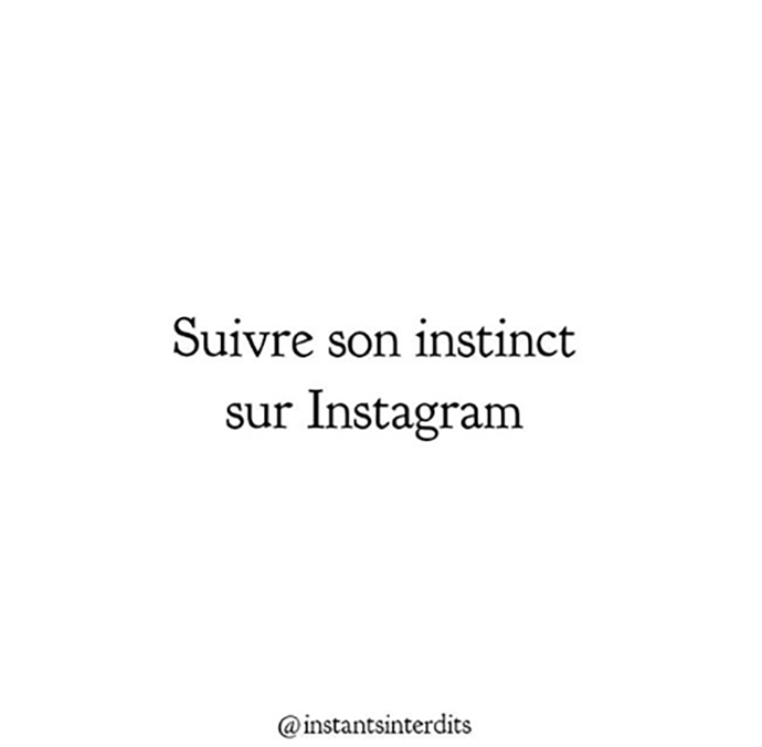 rredacs's tweet photo. #LesBeauxMots d'Instants Interdits
Un jour où il se sent seul, Instants Interdits crée son compte Instagram. Il y accroche ses réflexions. Avec mélancolie. Sensibilité. Ironie parfois. https://t.co/xYs1QOKJ1b