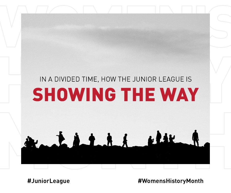 There are people &amp; organizations working every day to unify our country, one community at a time. We are proud to say that The #JuniorLeague is one of the organizations leading the way. #WomensHistoryMonth #WomenMakingHistory #JLGville ow.ly/zMEO50mjfBY